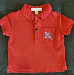 Burberry polo for baby 6 months